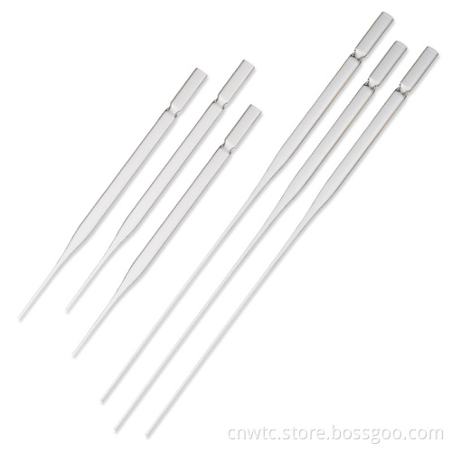 Disposable Borosilicate Glass Pasteur Pipettes for Laboratory Use